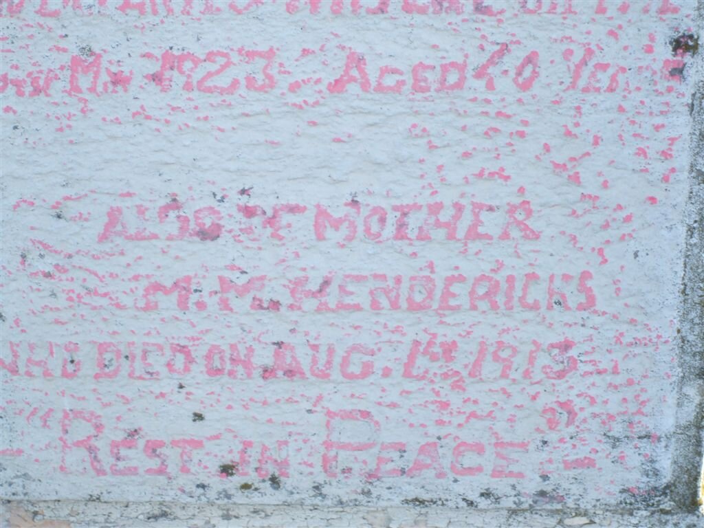 HENDERICKS M.M. -1913