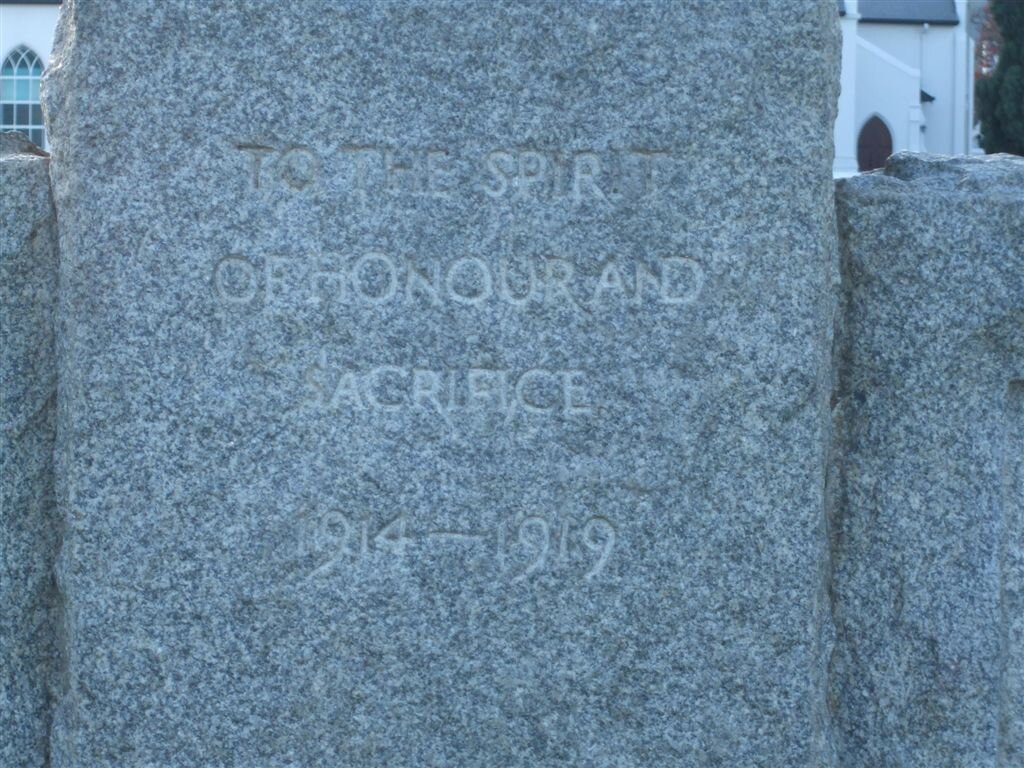 2. In the Spirit of Honour and Sacrifice 1914-1919