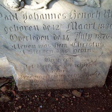 VOS Paul Johannes Henoch 1836-1876