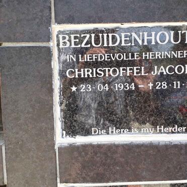 BEZUIDENHOUT Christoffel Jacobus 1934-2018