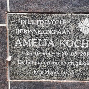 KOCH Amelia 1919-2010