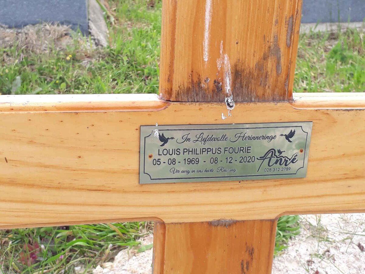 FOURIE Louis Philippus 1969-2020