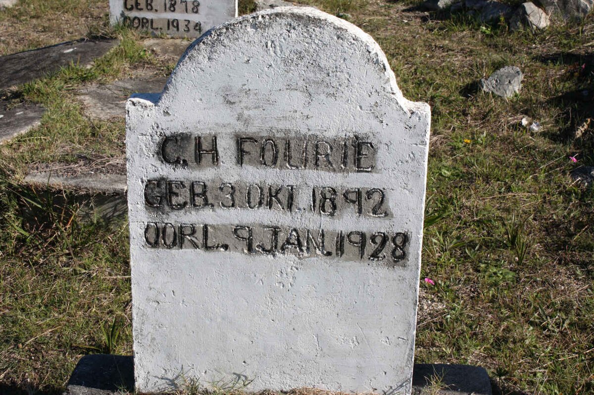 FOURIE C.H. 1892-1928