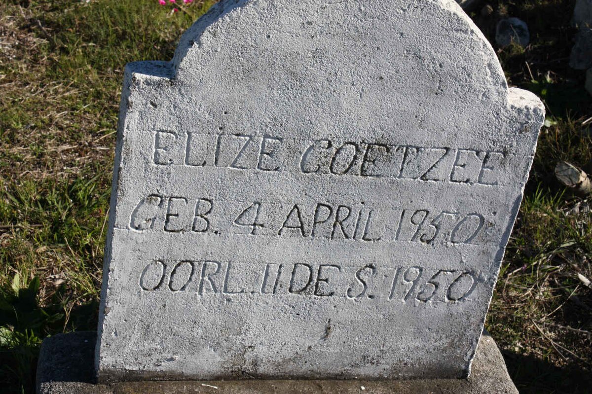 COETZEE Elize 1950-1950