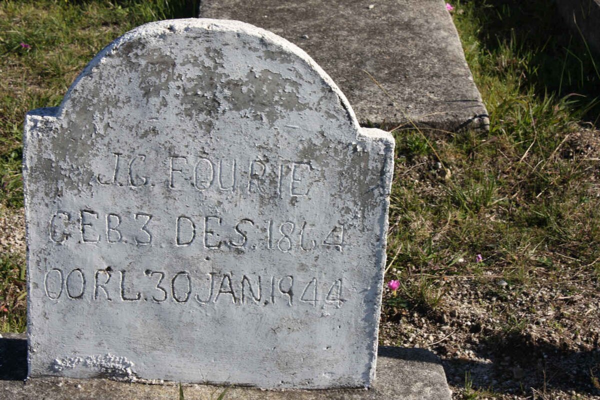 FOURIE J.C. 1864-1944