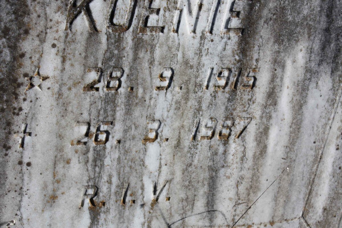 GROENEWALD Koenie 1915-1987