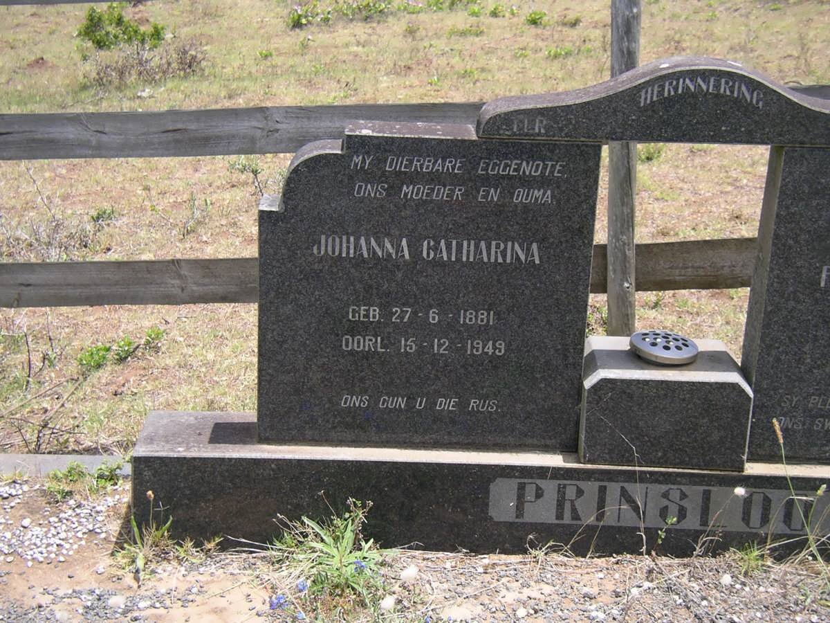 PRINSLOO Johanna Catharina 1881-1949