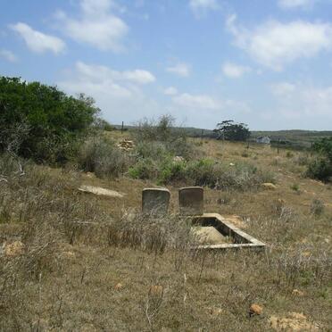 Western Cape, RIVERSDALE district, Stilbaai, Klipfontein 414, farm cemetery_2