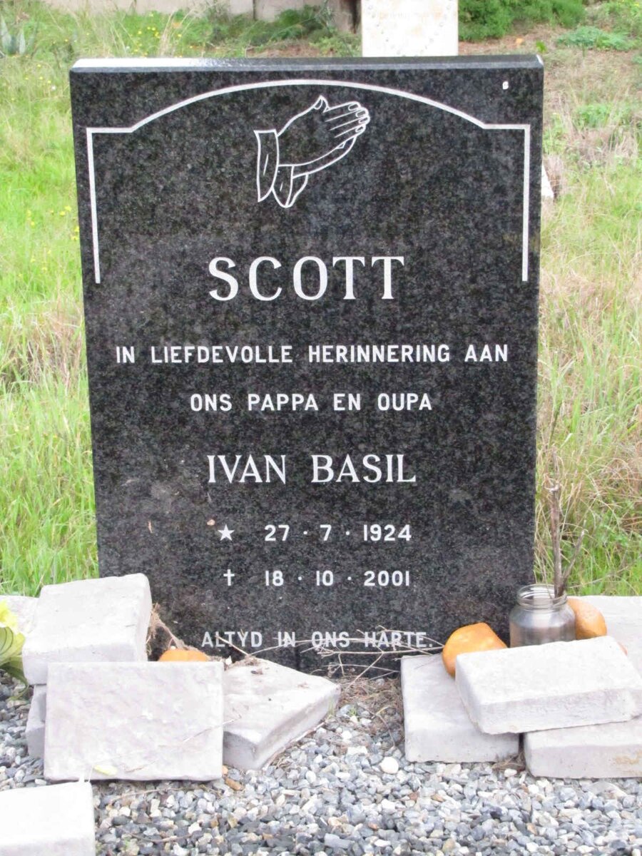 SCOTT Ivan Basil 1924-2001