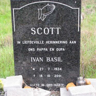 SCOTT Ivan Basil 1924-2001
