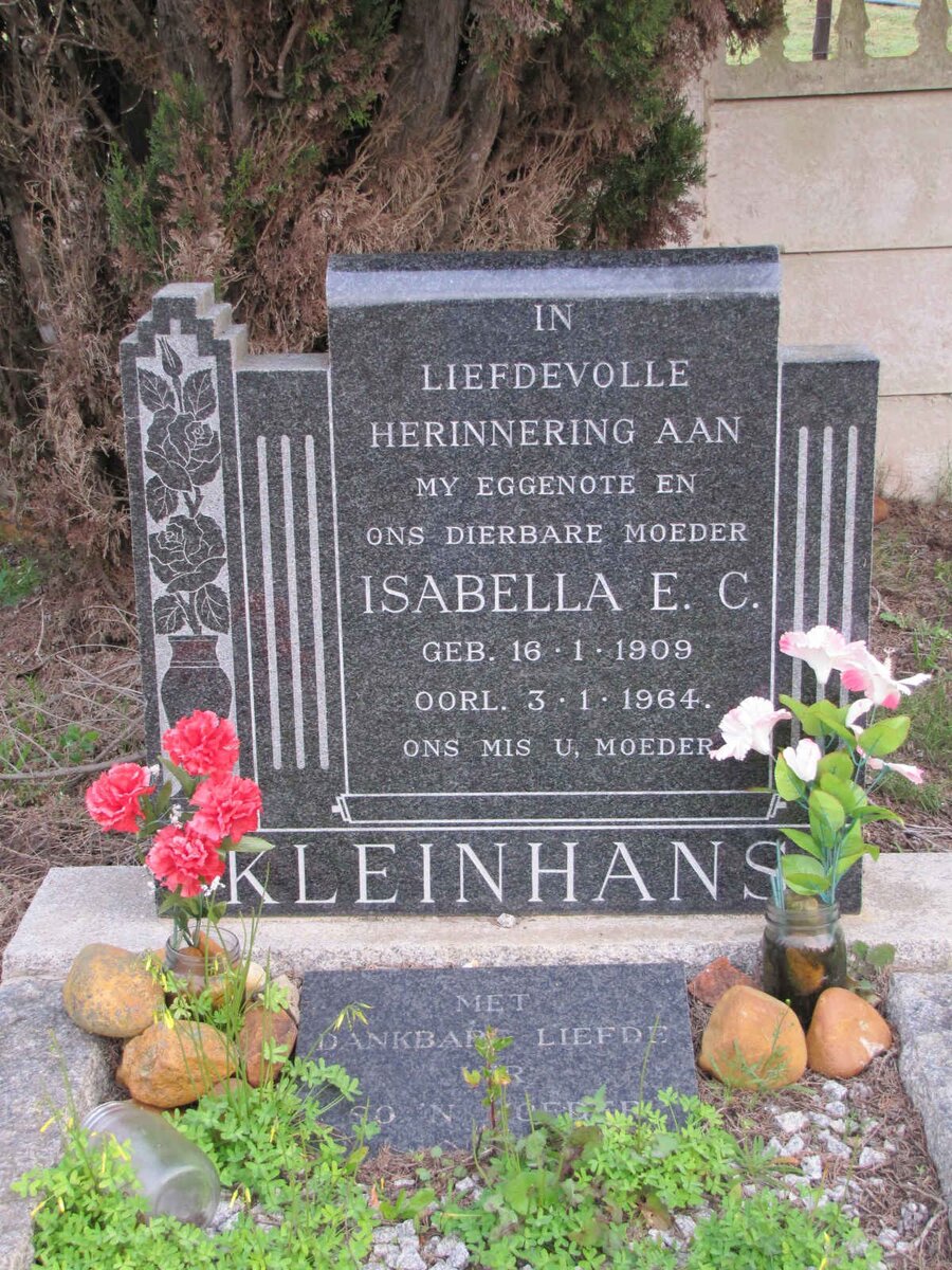 KLEINHANS Isabella E.C. 1909-1964