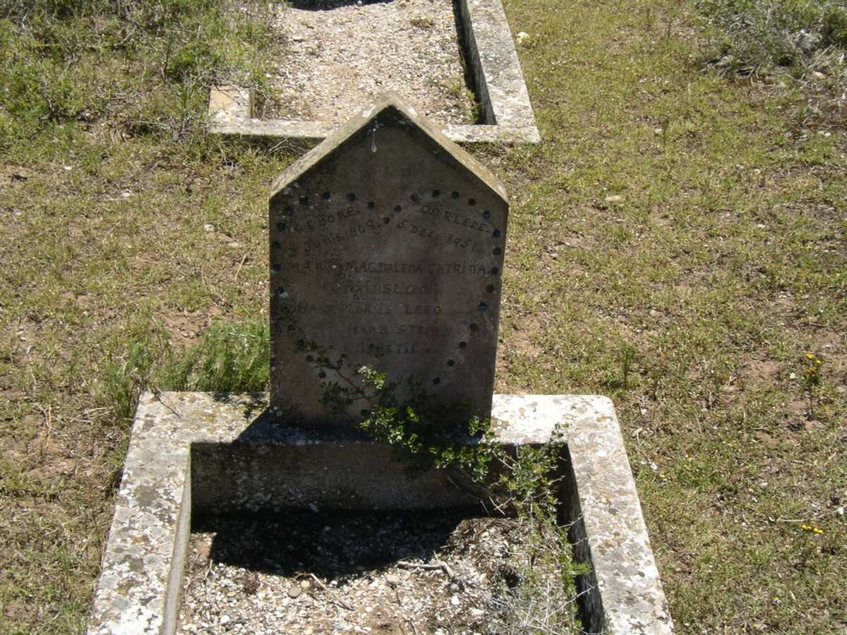 PRINSLOO ? Magdalena Catrina -??