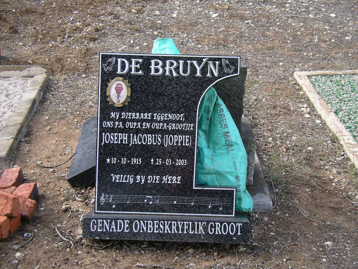 BRUYN Joseph Jacobus, de 1915-2003