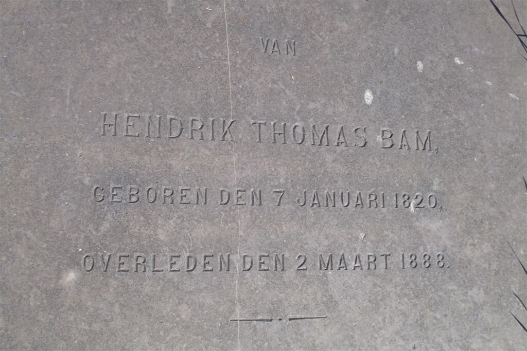 BAM Hendrik Thomas 1820-1888