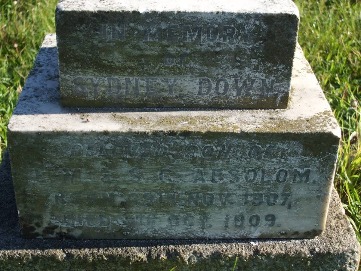 ABSOLOM Sydney Down 1907-1909