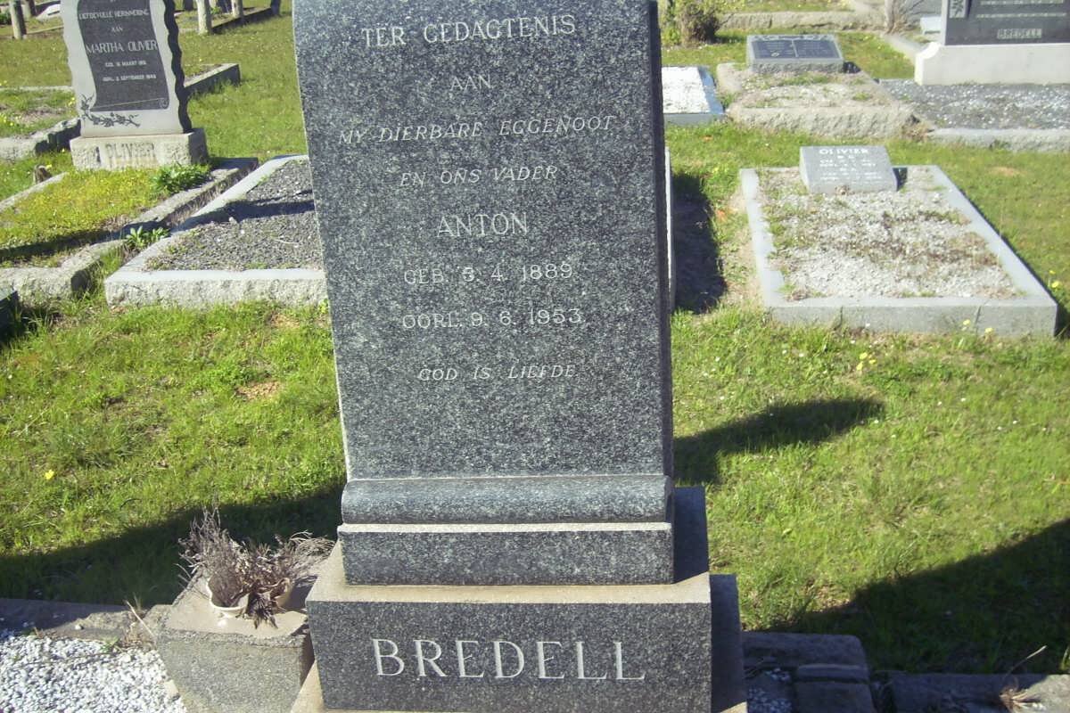 BREDELL Anton 1889-1953