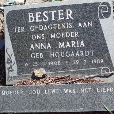 BESTER Anna Maria nee HOUGAARDT 1908-1989