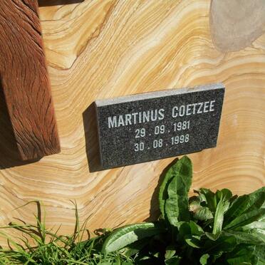 COETZEE Martinus 1981-1998