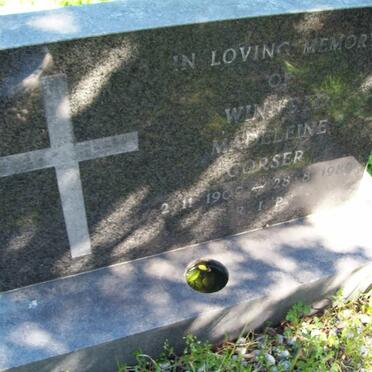 CORSER Winifred Madeleine 1909-1989