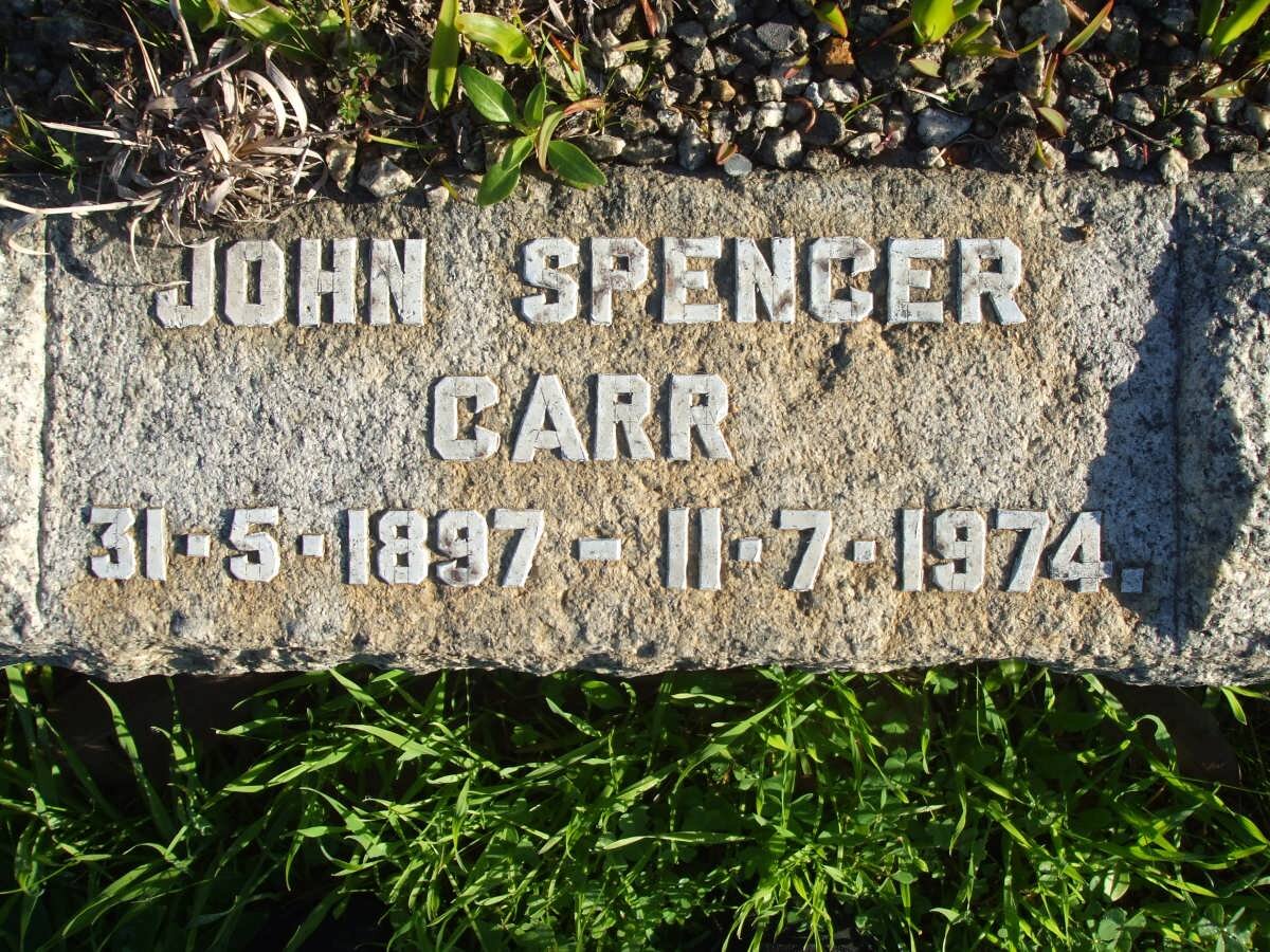 CARR John Spencer 1897-1974