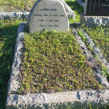 CARR John Spencer 1897-1974 &amp; Moira 1927-1968