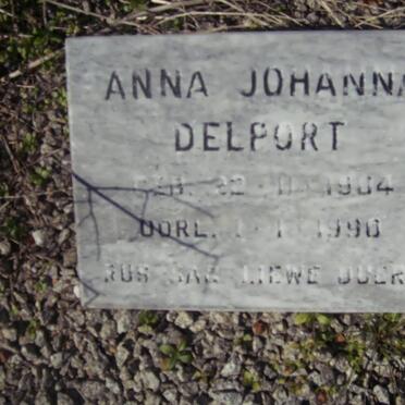 DELPORT Anna Johanna 1984?-1990