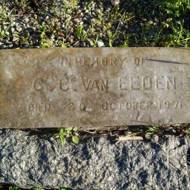 EEDEN C.C., van -1971