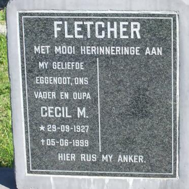FLETCHER Cecil M. 1927-1999
