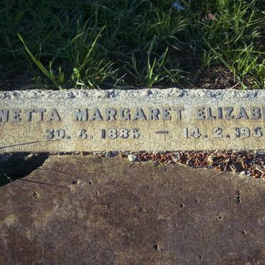 FRY Janetta Margaret Elizabeth 1886-1966