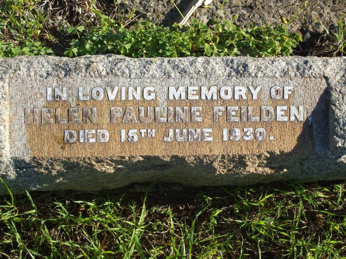 FEILDEN Helen Pauline -1930