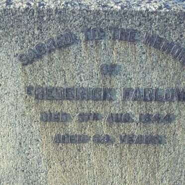 FARLOW Frederick -1944