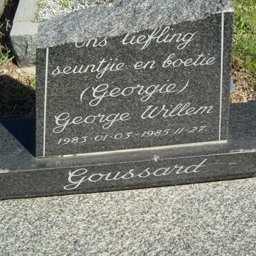 GOUSSARD George Willem 1983-1985