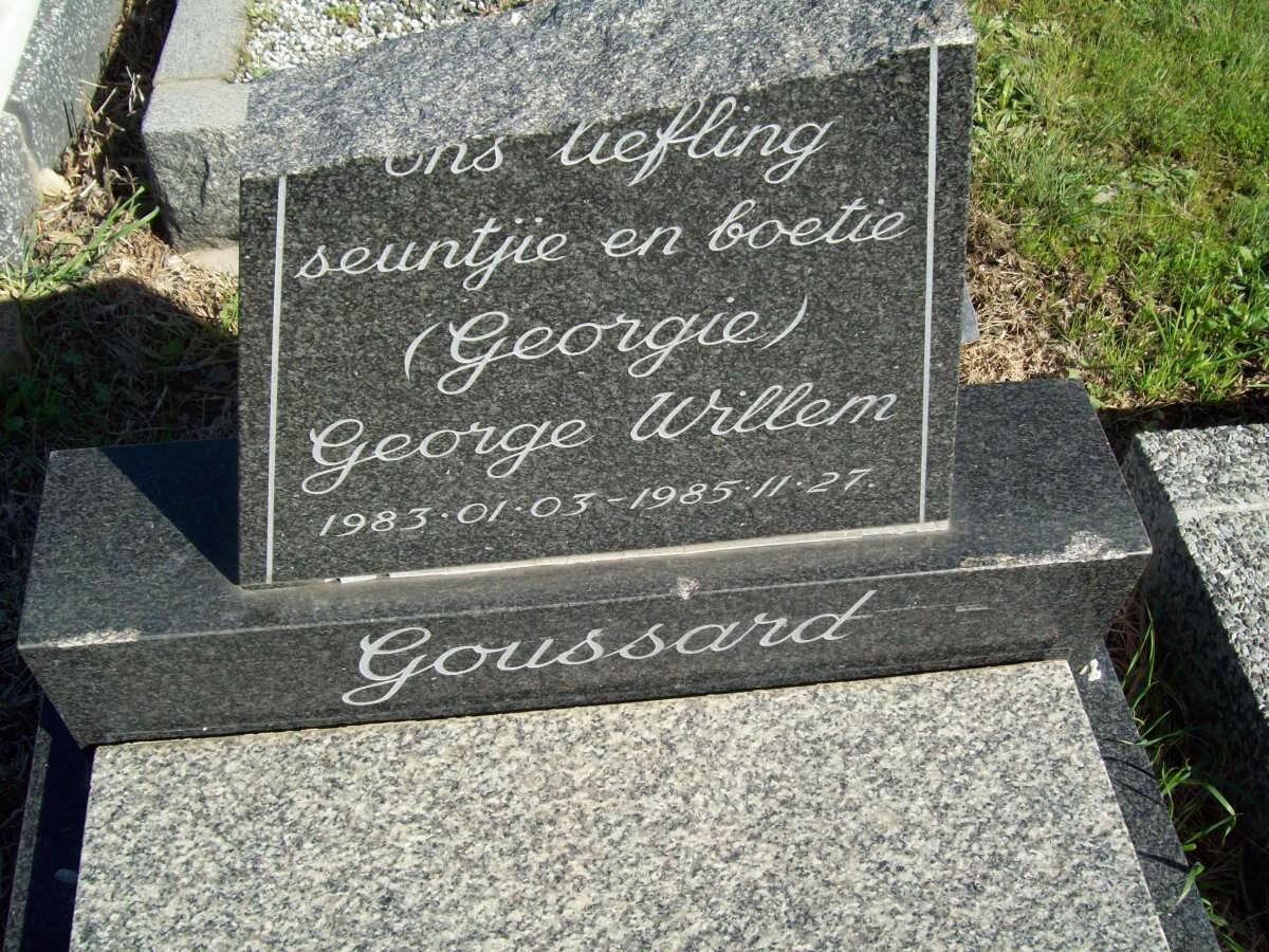 GOUSSARD George Willem 1983-1985