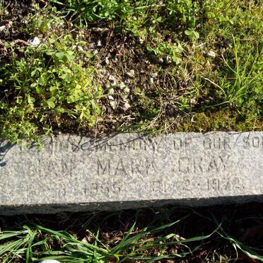 GRAY Ian Mark 1965-1972