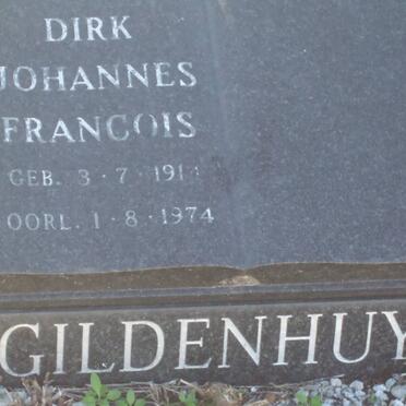 GILDENHUYS Dirk Johanens Francois 1914-1974