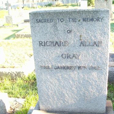 GRAY Richard Allan -1962