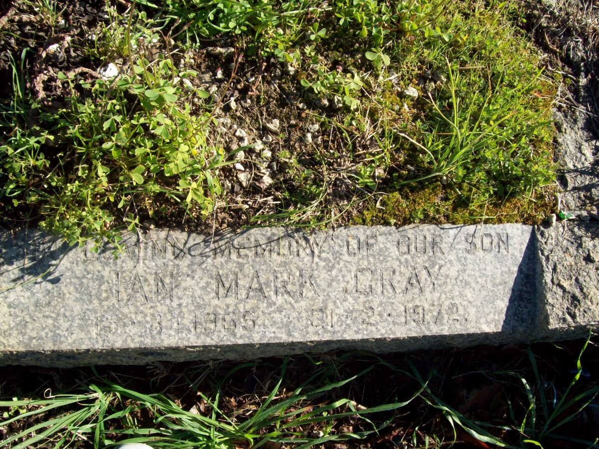 GRAY Ian Mark 1965-1972