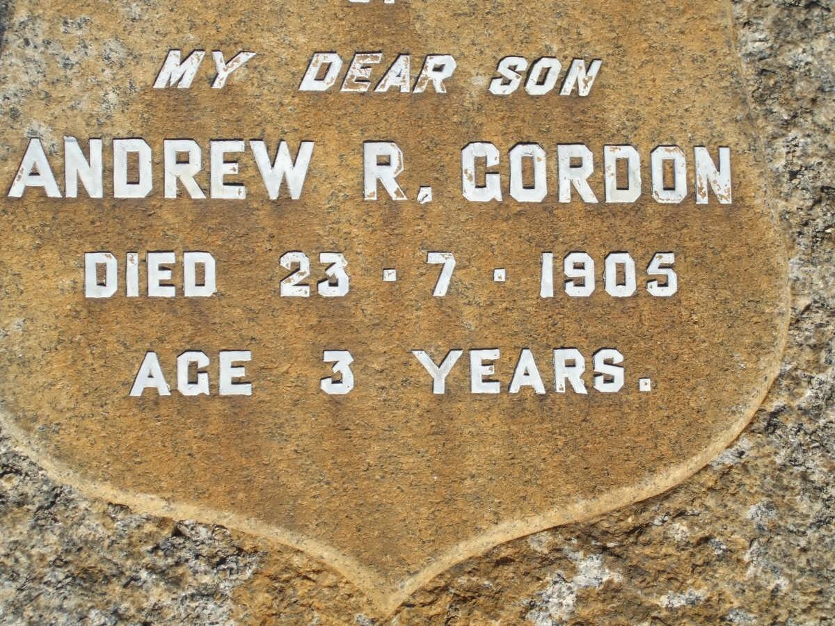 GORDON Andrew R. -1905