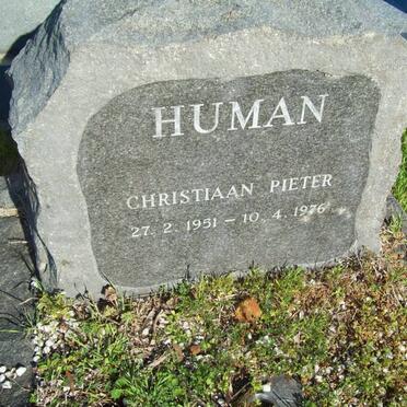 HUMAN Christiaan Pieter 1951-1976