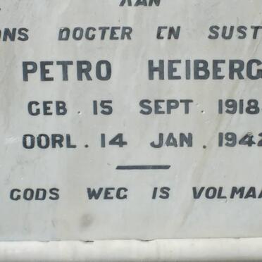 HEIBERG Petro 1918-1942