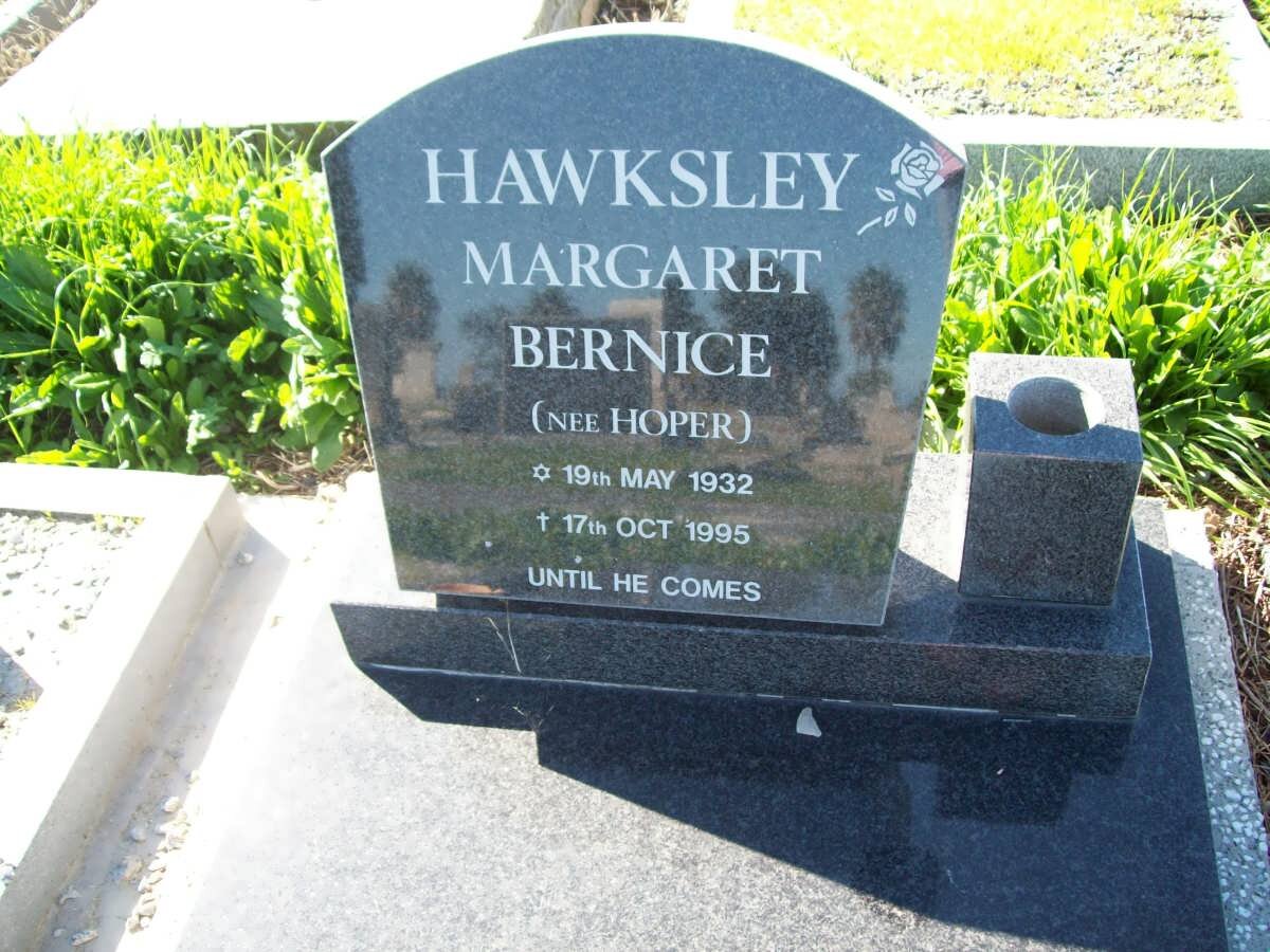 HAWKSLEY Margaret Bernice nee HOPER 1932-1995