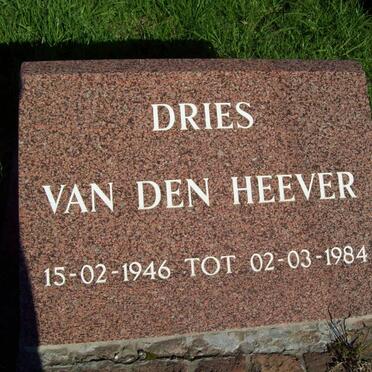 HEEVER Dries, van den 1946-1984