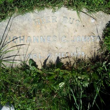 JONKER Johannes C. -1929