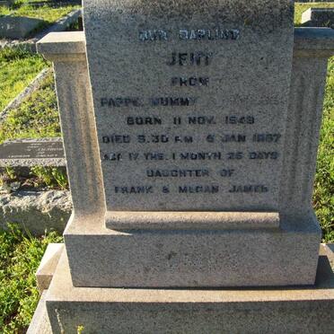 JAMES Jeni 1949-1967