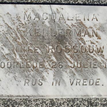KELLERMAN Magdalena nee ROSSOUW -1914