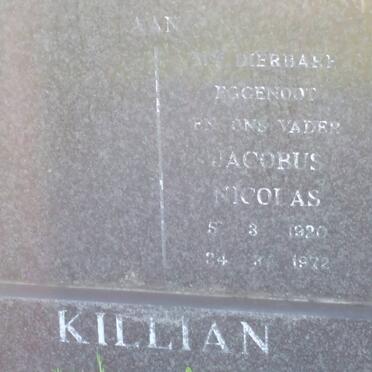 KILLIAN Jacobus Nicolas 1920-1972