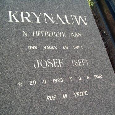 KRYNAUW Josef 1923-1992