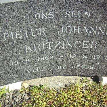 KRITZINGER Pieter Johannes 1968-1970