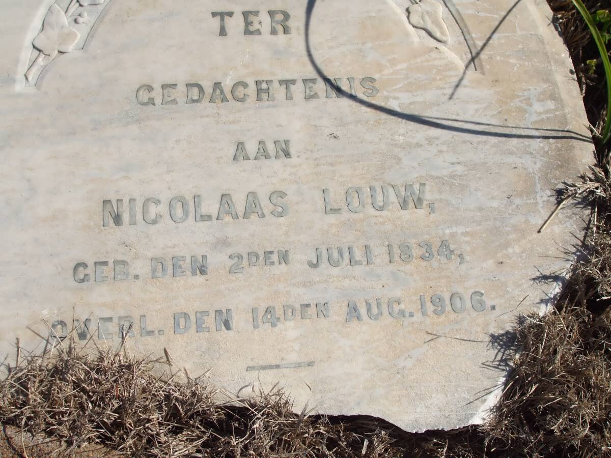 LOUW Nicolaas 1834-1906