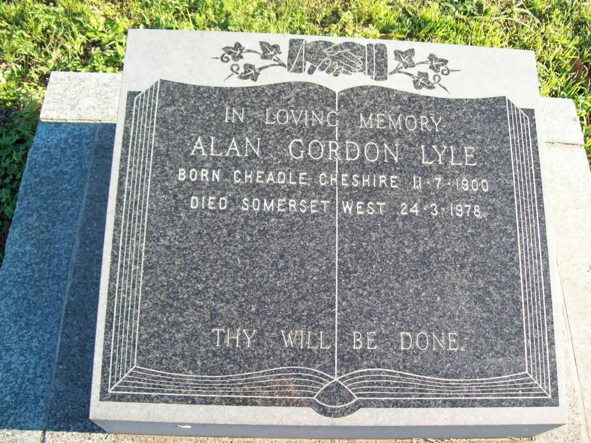 LYLE Alan Gordon 1900-1978